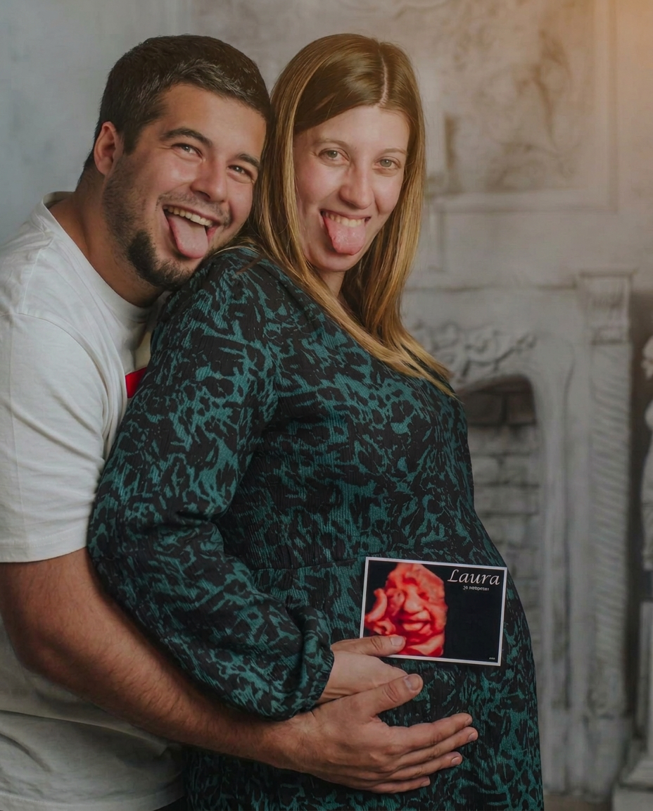 Família à espera da chegada do bebé